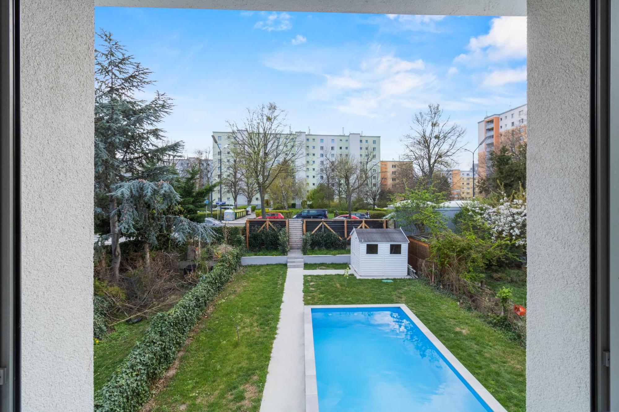 Villa Jaeger Mit Pool In Wien Buitenkant foto