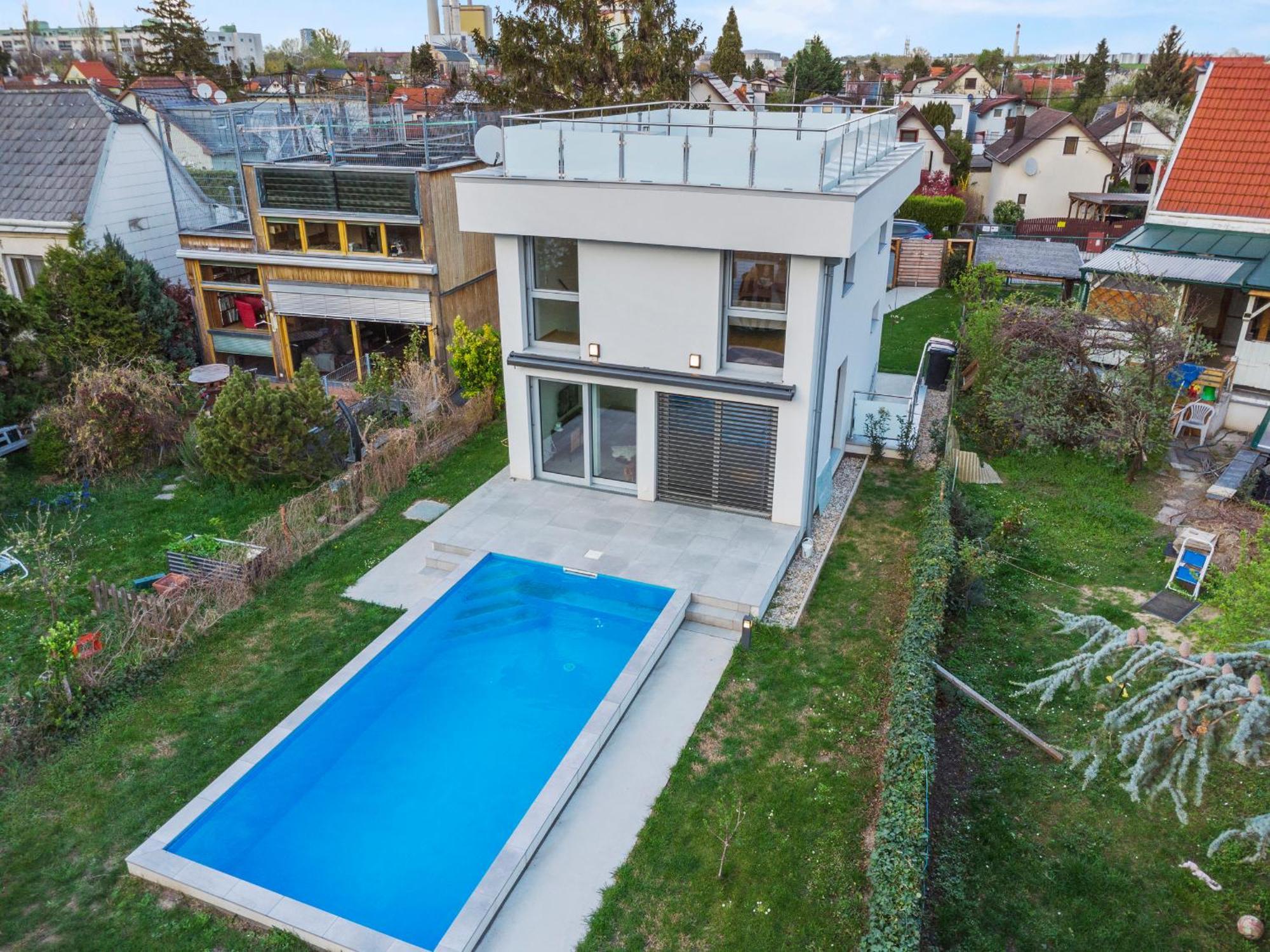 Villa Jaeger Mit Pool In Wien Buitenkant foto